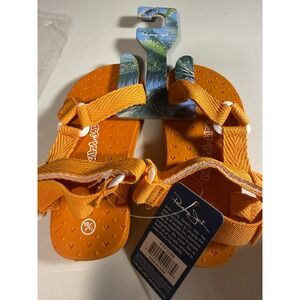 Panama Jack Kids Orange Strappy Sandals FYF2288 Size 10/11 NEW